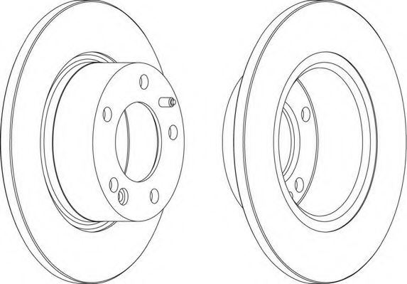 FERODO DDF554 Brake Disc